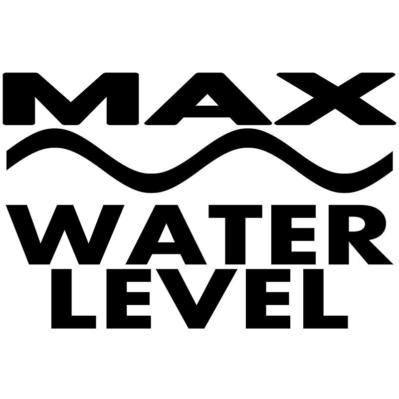 13*20CM Max Water Level 4x4 Stickers Decal Vinyl Funny Car Accessories Cool Graphics Fashion Sticker Decals Vinyl