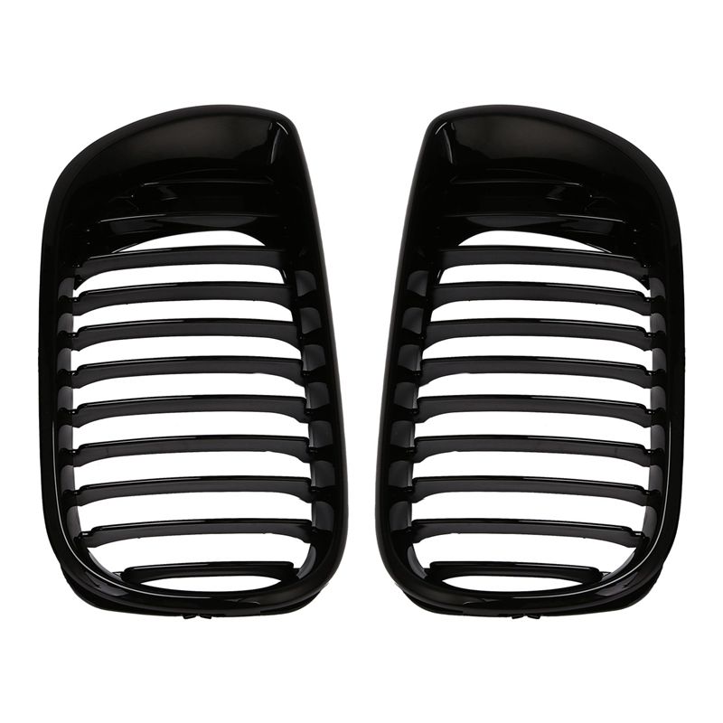 Car Front Grille Grill Gloss Black Kidney Style For-BMW E46 02-05 3 Series 4 Door ABS 320I 325I 330I 51132158542