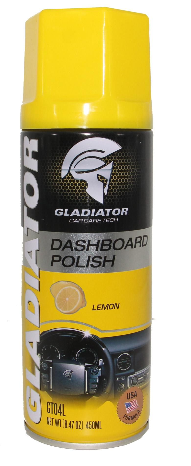 Gladiator Dashboard Polish 450ml - Lemon