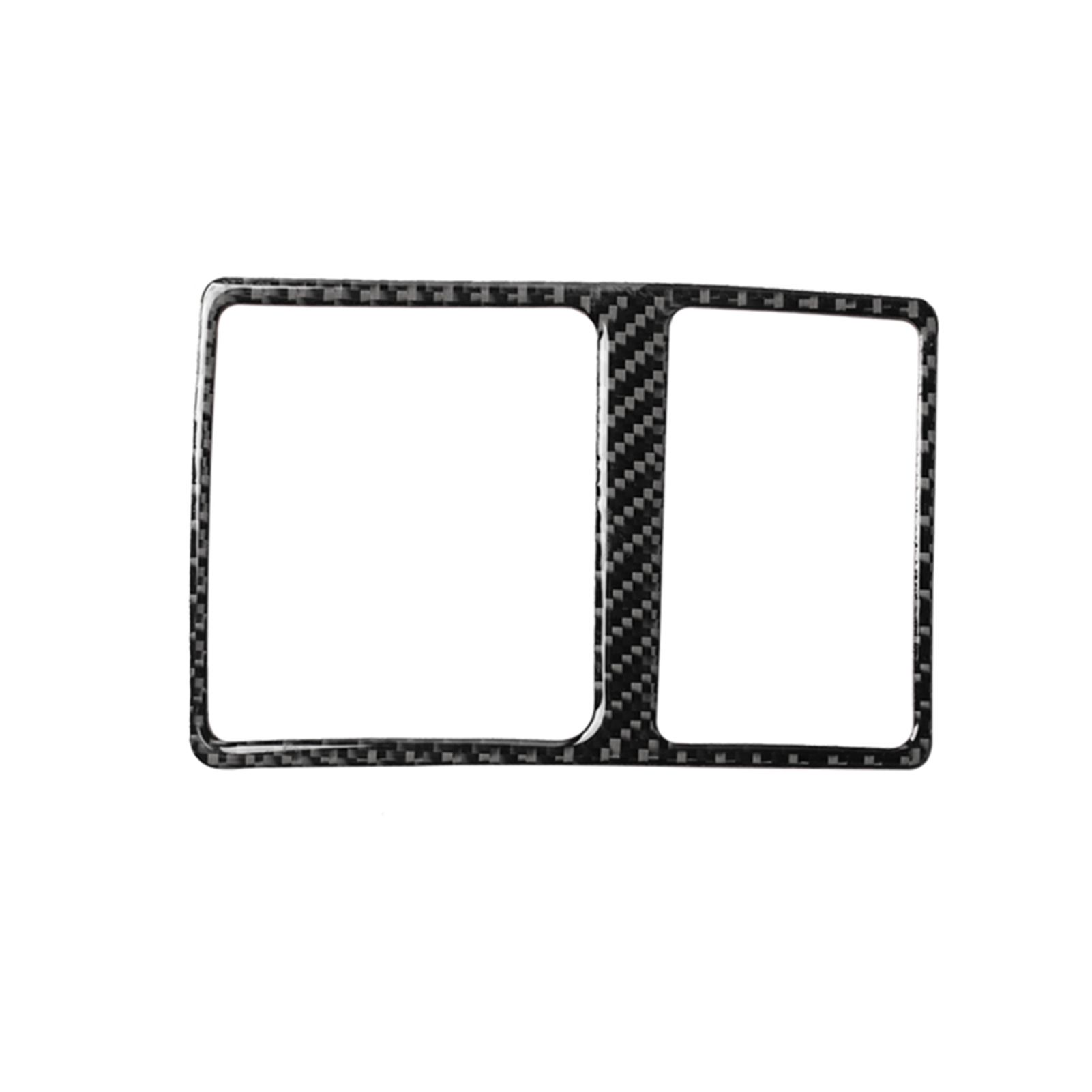 Trunk Switch Sticker Luxury Clear 5D Texture Carbon Fiber Anti-UV Car Control Button Protector for Lexus IS250
