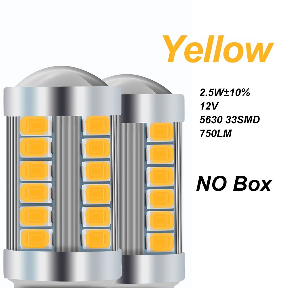 2pcs 1156 BA15S P21W 1157 P21/5W BAY15D BAU15S PY21W LED Car Tail Bulb BLights Reverse Lamp DayRunning  Light-1156 BA15S P21W