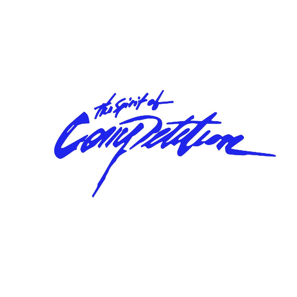 The Spirit of Competition Reflective Racing Car Styling Decoration Sticker Decal