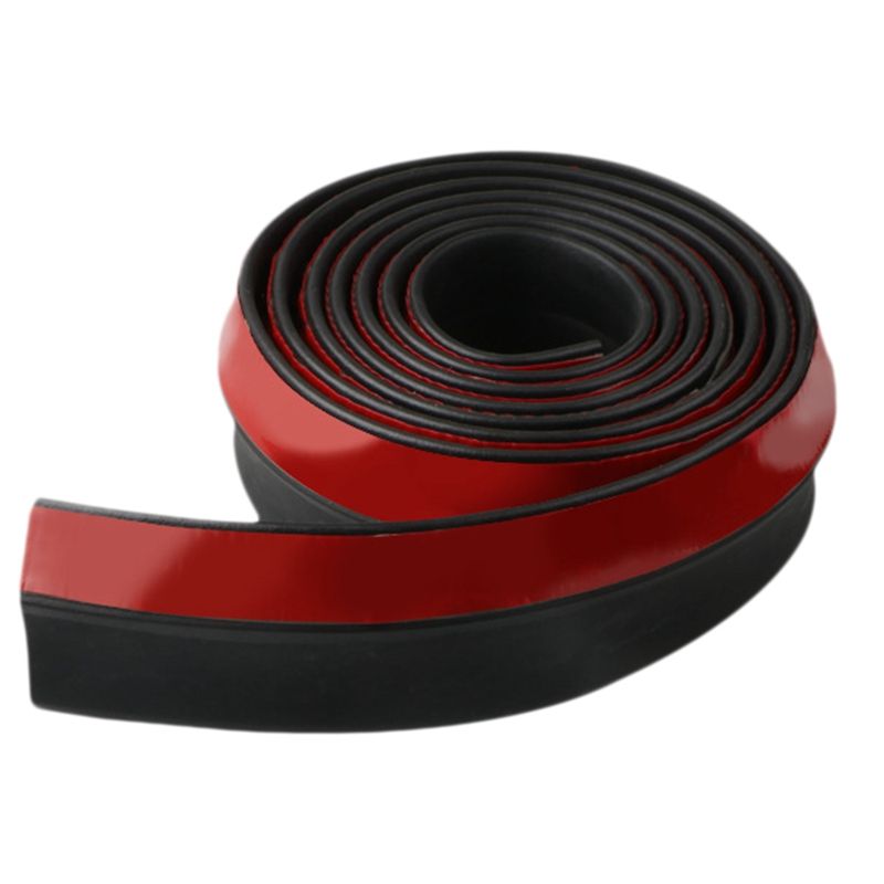 Car Bumper Bumper Strip Rubber 2.5M Exterior Front Bumper Kit Lip Anti-Kicked Scratch Protection Car Bumper Trim