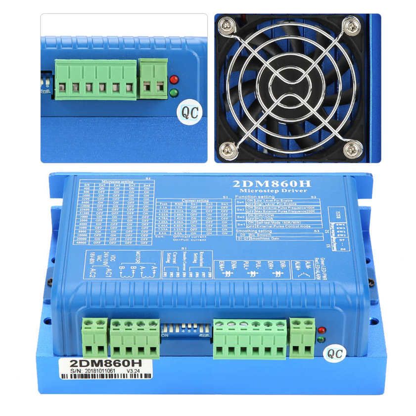 2 Phase Stepper Motor Controller CNC 2DM860H Digital Two Driver Microstep