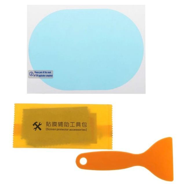 85x145mm 1 Pair Auto Car Anti Water Mist Film Anti Fog Coating Rainproof Hydrophobic Rearview Mirror Protective Film