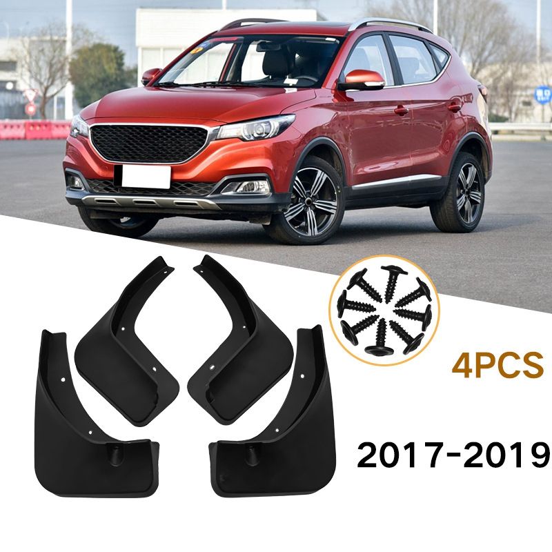 NANLIY-4 PCS Front Rear Car Mudflaps for MG ZS MGZS 2017 - 2019 Fender Mud Guard Flaps Splash Flap Mudguards Accessories