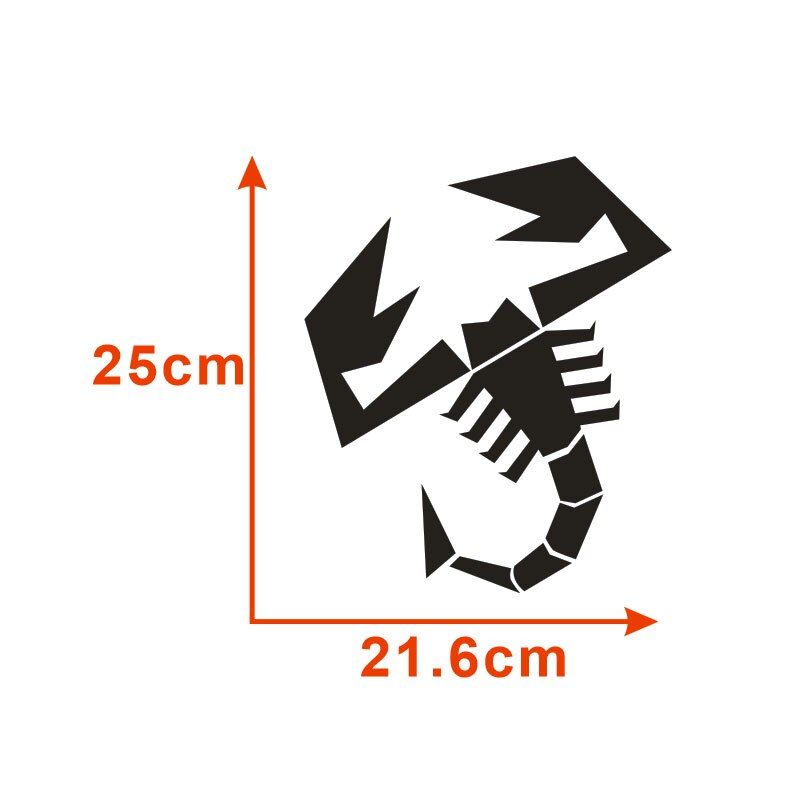 for Fiat 500 Abarth Scorpion Car Bonnet Side Stripes Stickers decal graphic da4-0011