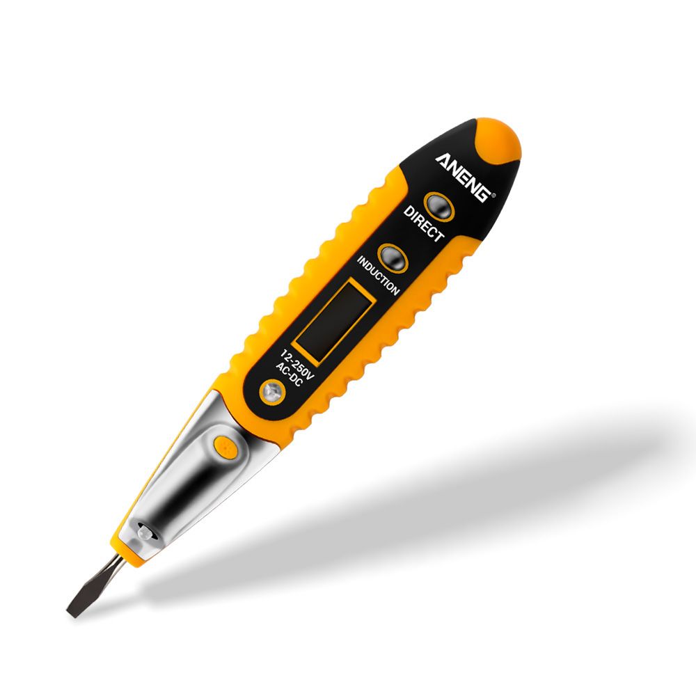 12-250V DC Voltage Detector Electric Indicator Tester Pen Tester Meter Volt Current Electric Test Pencil With LED Light