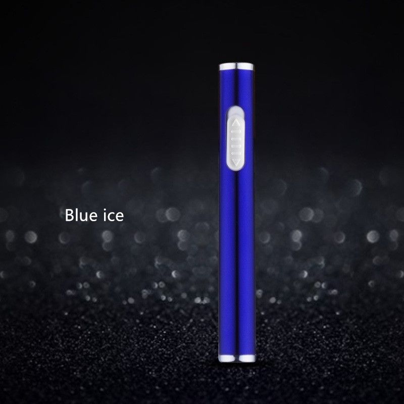 Metal usb lighter windproof electronic rechargeable lighter