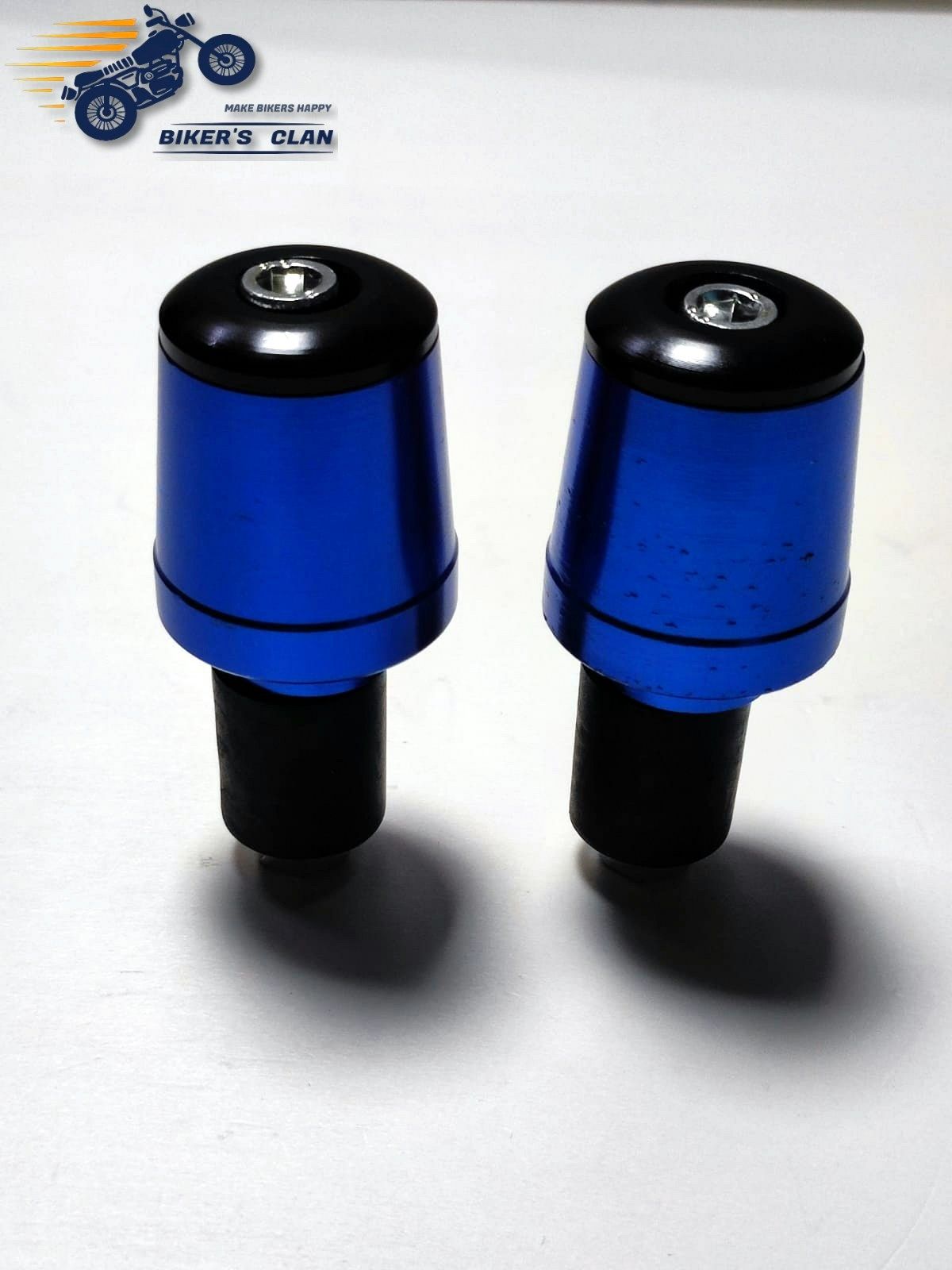 Aluminum Handle Gutli Or Universal Handle Bar Grips End Slider Cap (2pcs)- Blue