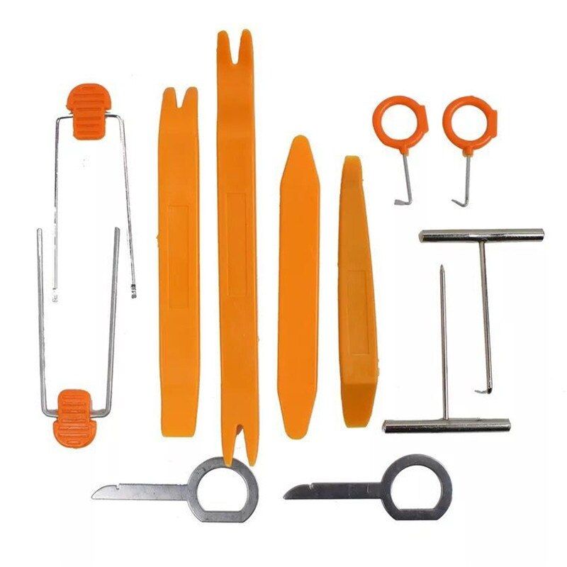 12Pcs Car Panel Pry Tool Styling For Audi A3 A4 B6 B8 B7 B5 A6 C5 C6 Q5 A5 Q7 TT A1 S3 S4 S5 S6 S8 Accessories