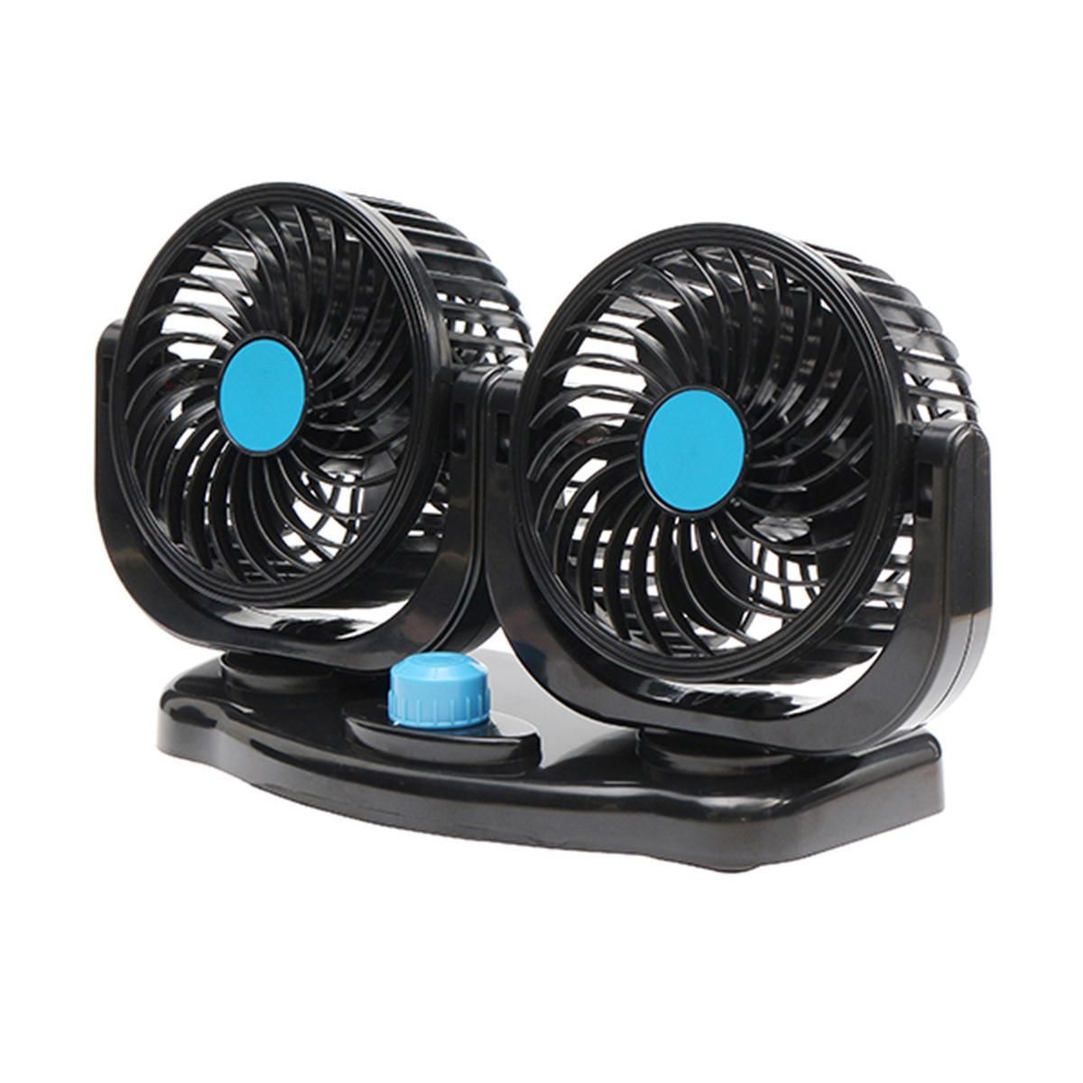 Dual Head 12V Car Fan