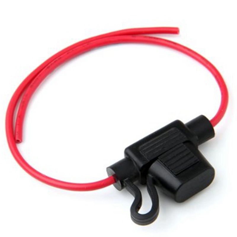 1Pcs 14AWG Wire In-Line Car Automotive Blade Fuse Holder Fuseholder 20A & 1Pcs Repeater Relay 4 Pins 12V 40A