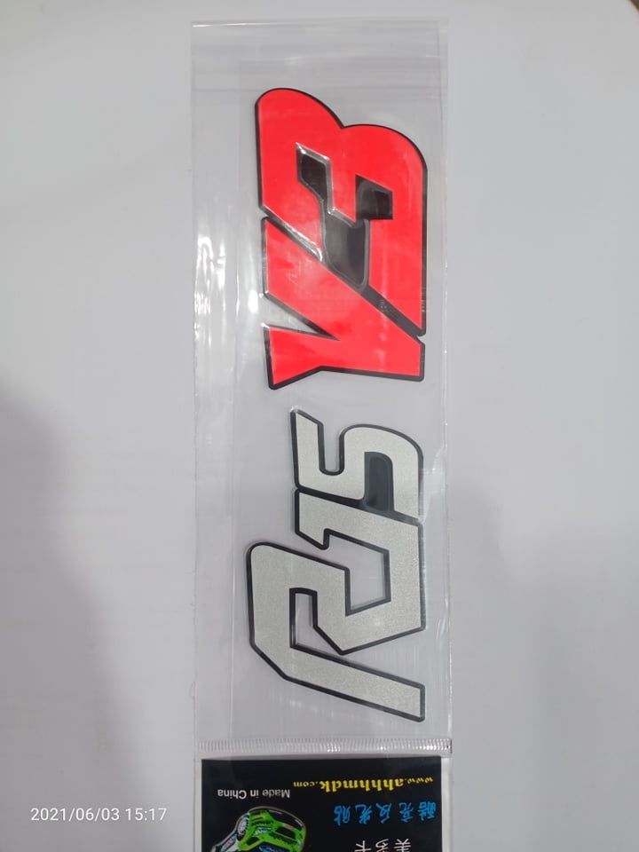 TVC LOGO Reflective Emblem Decal Car Bike Sticker Logo (5x5 Inch)