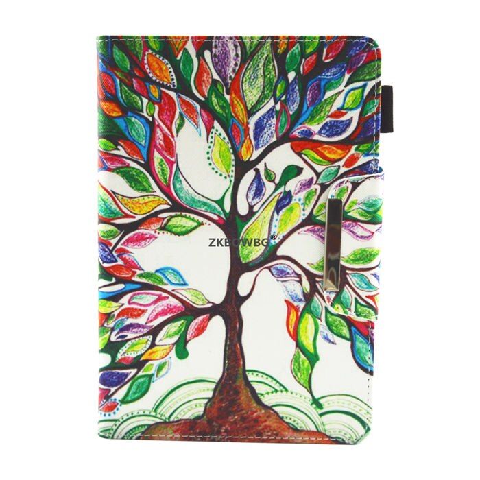 PU Leather 7'' Universal Stand Cover for Kobo Glo HD Touch EReader / Aura Edition 2 /clara HD N249 6" Ebook EReader Cartoon Case