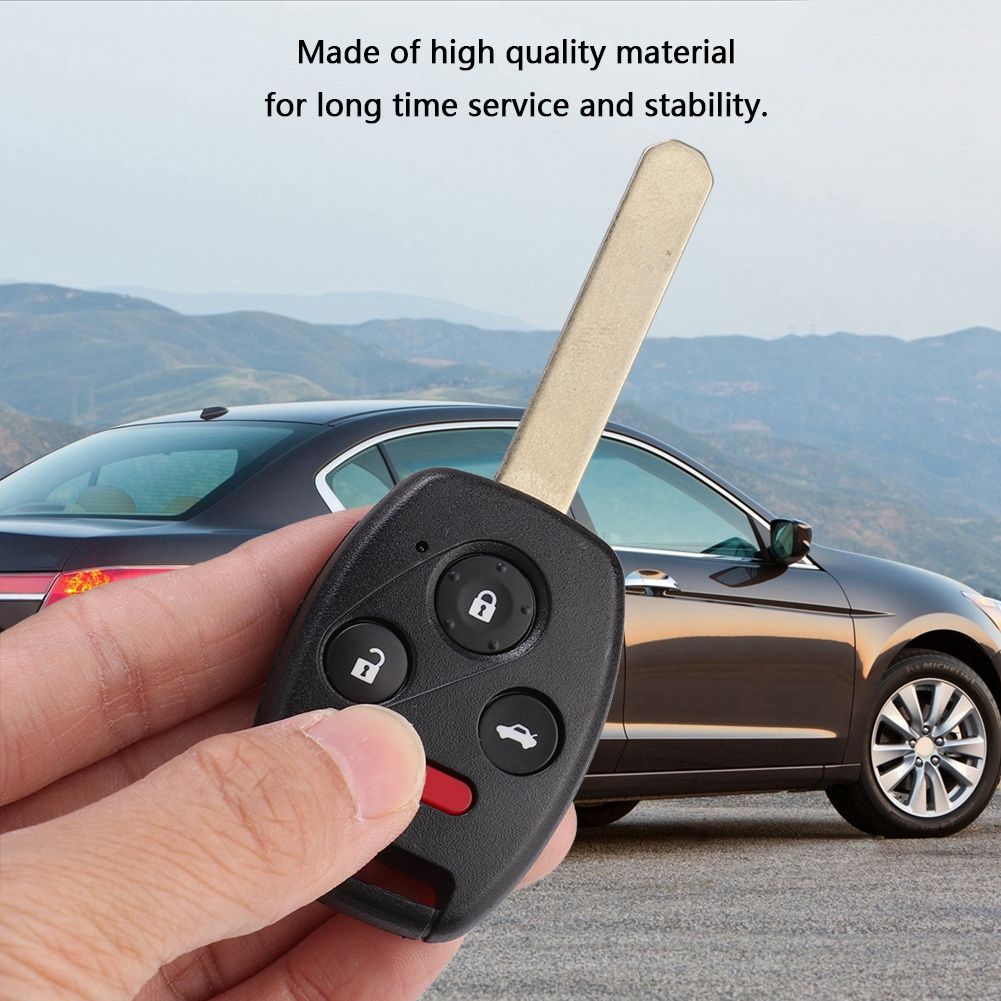 3 + 1 buttons Car key remote control Key fit for Honda Accord 2003-2007 oucg8d-380h-a