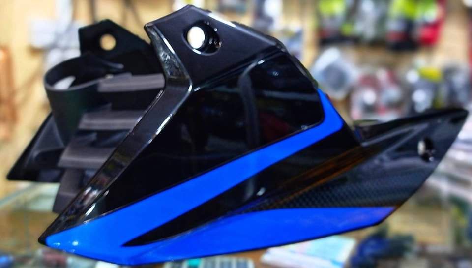 Pulsar Motorcycle Engine Guard Full Set ( Black/Blue Color )