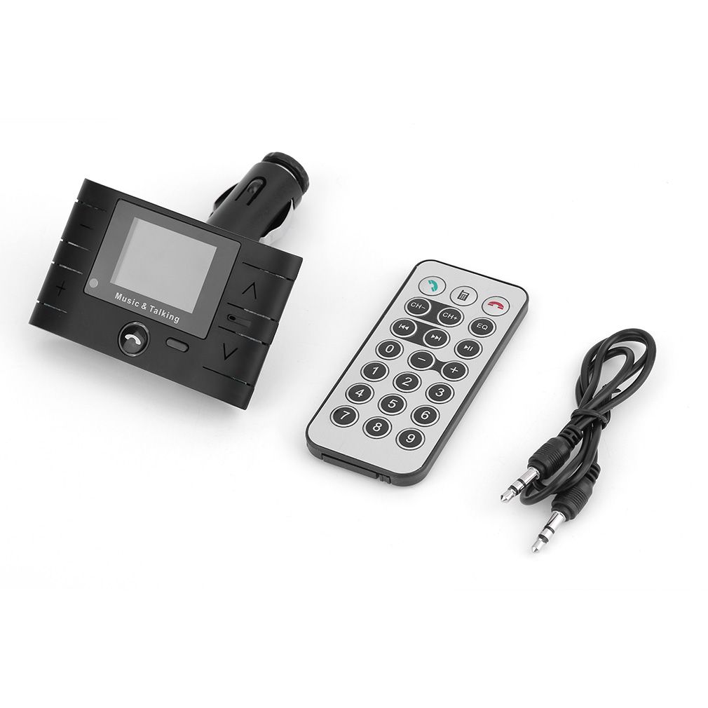 So-850C Third Generation 1.4 Inch Lcd Wireless Fm Transmitter Black
