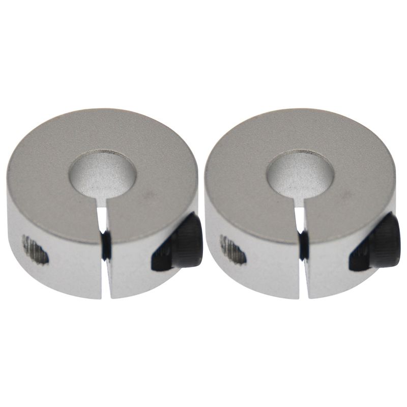 2PCS Solid Drill Bit Shaft Depth Stop Collar Split Ring Stop Collar 10mm