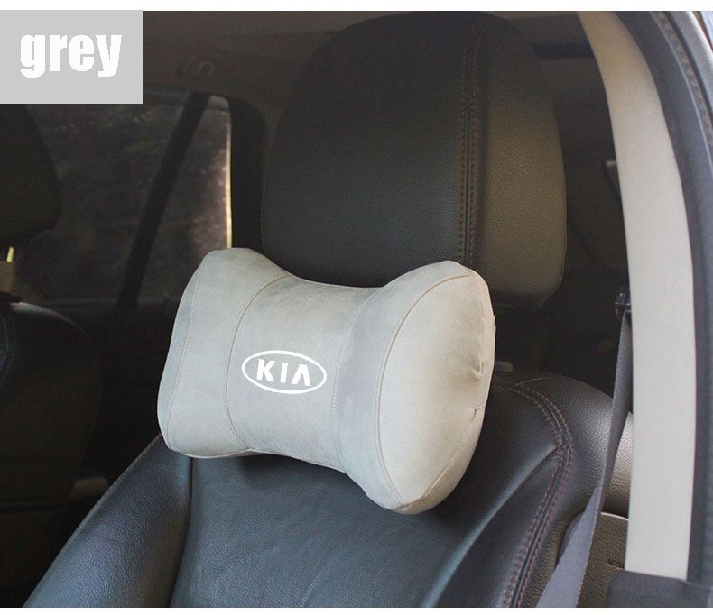 1 Piece for Kia logo RIO K5 k3 K2 Picanto Rio Soren Sportage Sorento KX3 KX5 K3S Car Pillow Car Cervical Pillow Car Seat Sleeping Pillow