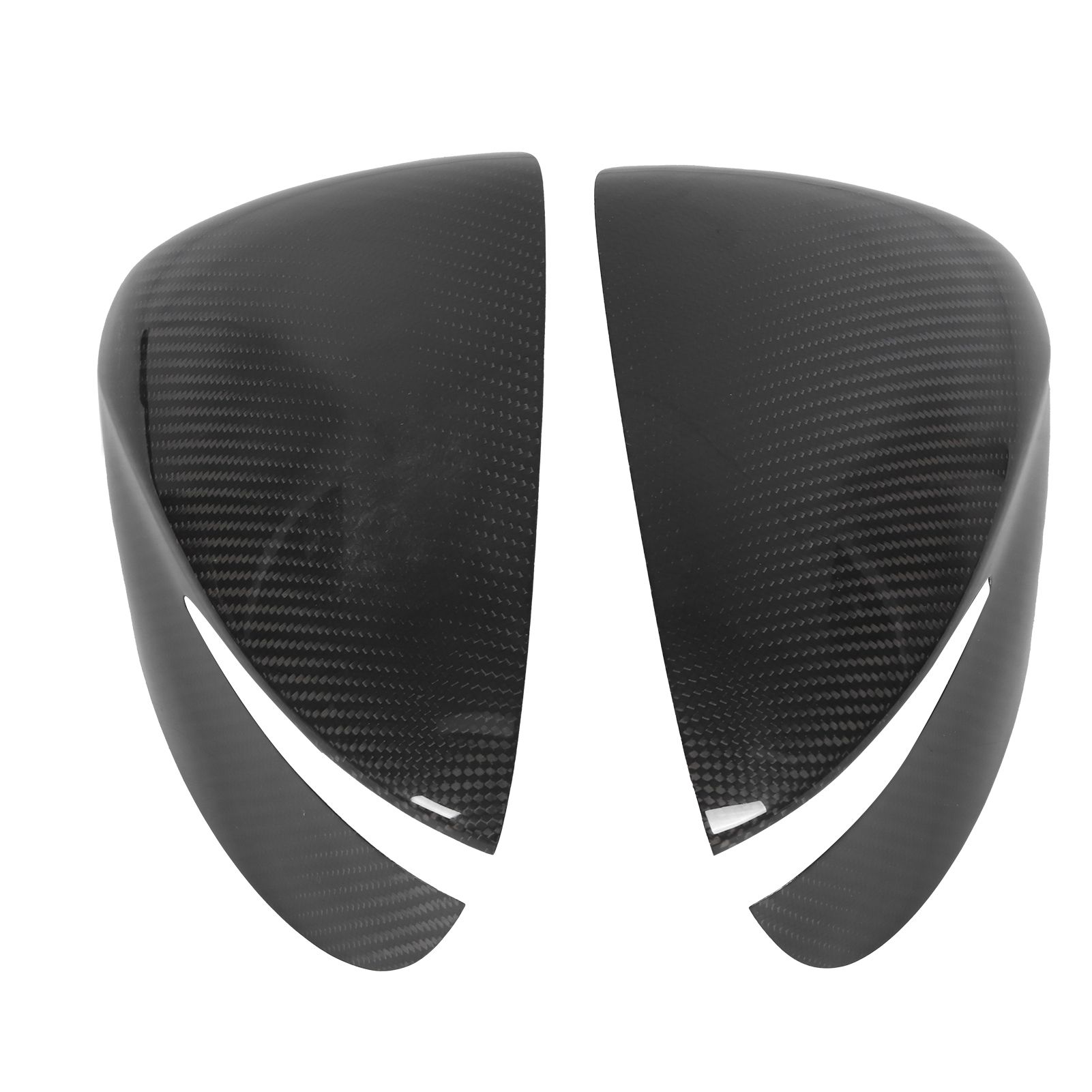 2Pcs Rearview Mirror Cover Carbon Fiber Exterior Housing Fit For CX