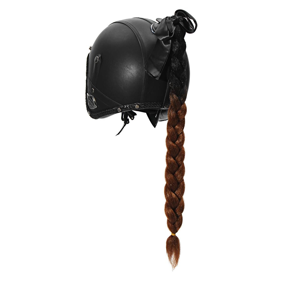 for your motor AU 24" 9Colors Gradient Ramp Helmet Braids/Ponytail Motorcycle Helmet Decor Hair