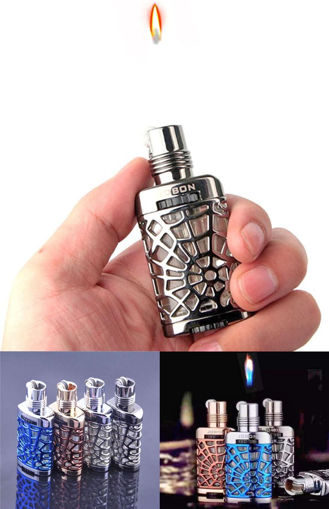 Cigarette Case With Refillable Lighter