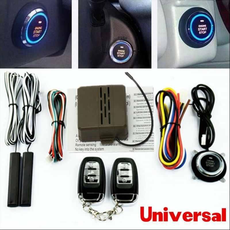 Car SUV the Starter Stop button Entry Engine Start Alarm System Button Start Keyless Push Button Remote