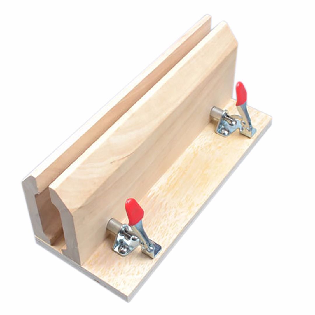 Hand-Stitched Sewing Horse Leathercraft Table Pony Clamp Leather Stitching Pony , Horizontal DIY leather wooden clip - Not Specified
