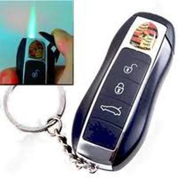 NEW BMW Car Key Style Windproof Lighter Jet Torch Gas Butane Cigarette