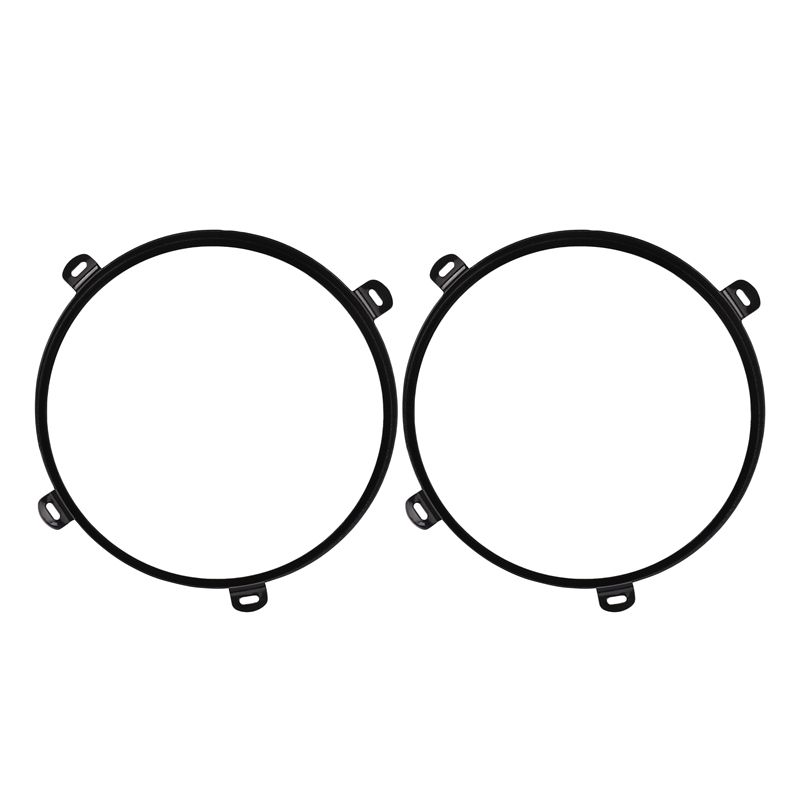 2Pcs for Jeep Wrangler Jk Tj 07-17 7-Inch Led Headlight Round Ring Mounting Bracket for Headlight Mounting Lamp Holders
