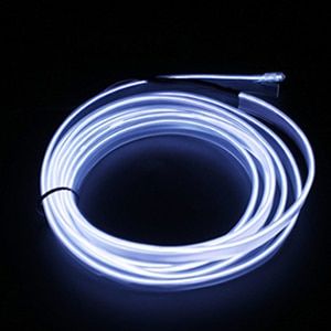 Okeen 1m/2m/3m/5m Neon LED Car Interior Lighting Strips Auto LED Strip Garland EL Wire Rope Car Decoration lamp Flexible Tube-2M USB Drive