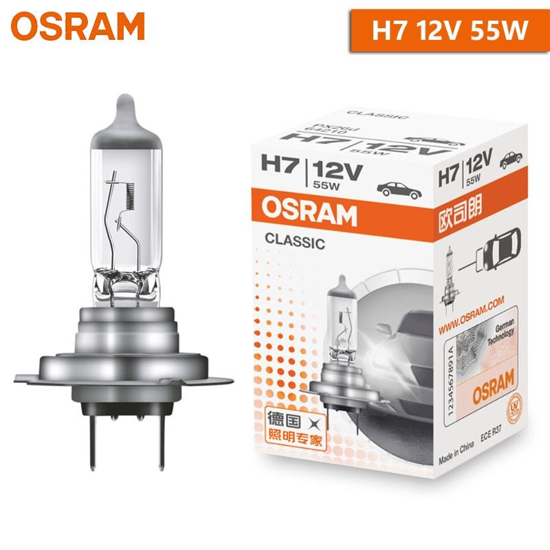 OSRAM  H1 H4 H3 H7 12V Light Standard Lamp 3200K Headlight Auto Fog Lamp 55W 65W 100W Car Halogen Bulb OEM Quality (1pc)
