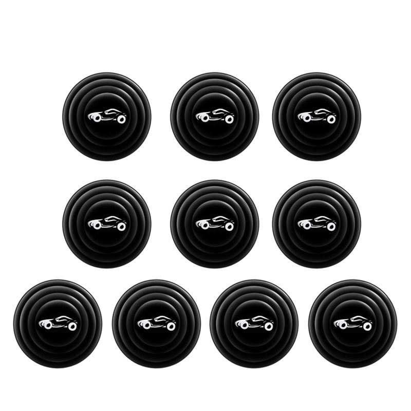 10Pcs/lot Car TruSound Insulation Pad Universal Car Door Shock Absorbing Gasket For VW Shockproof Thickening Cushion Stickers
