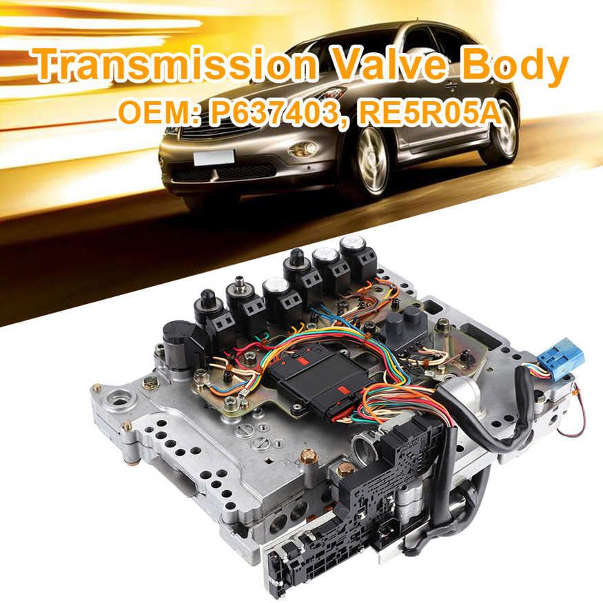 Valve body car transmission valve solenoid kit Replacement fit for INFINITI EX35 FX35 FX45 RE5R05A