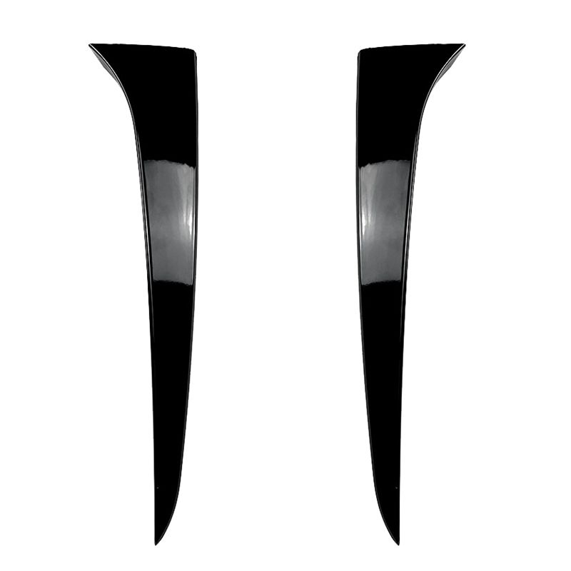 Gloss Black Car Rear Window Side Spoiler Wing Trim Accessories for Skoda KAMIQ