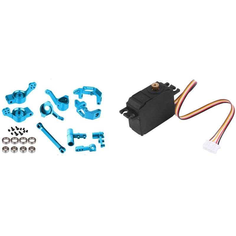 for RC HSP 1/10 Parts 102057 102068 Truck Buggy with Five Wire 25G Metal Gear Servo for Wltoys 12428 1/12 RC Car