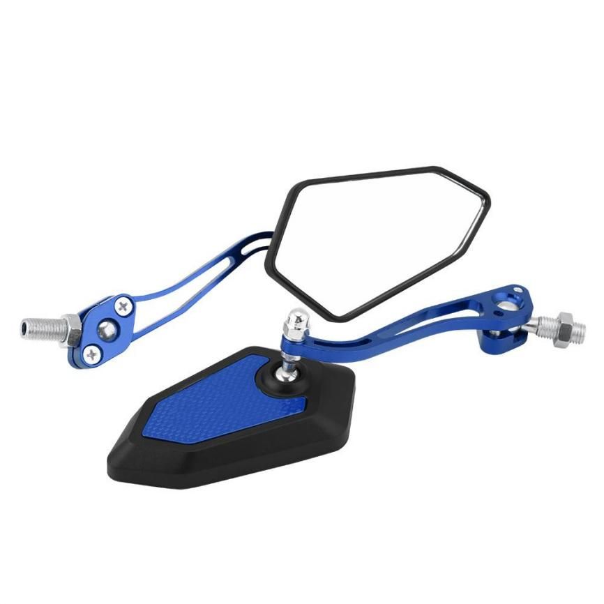 New One Pair Universal Motorcycle Motorbike Scooter Rearview Mirror Rear View Side Mirrors Motorcycle Rearview Mirror