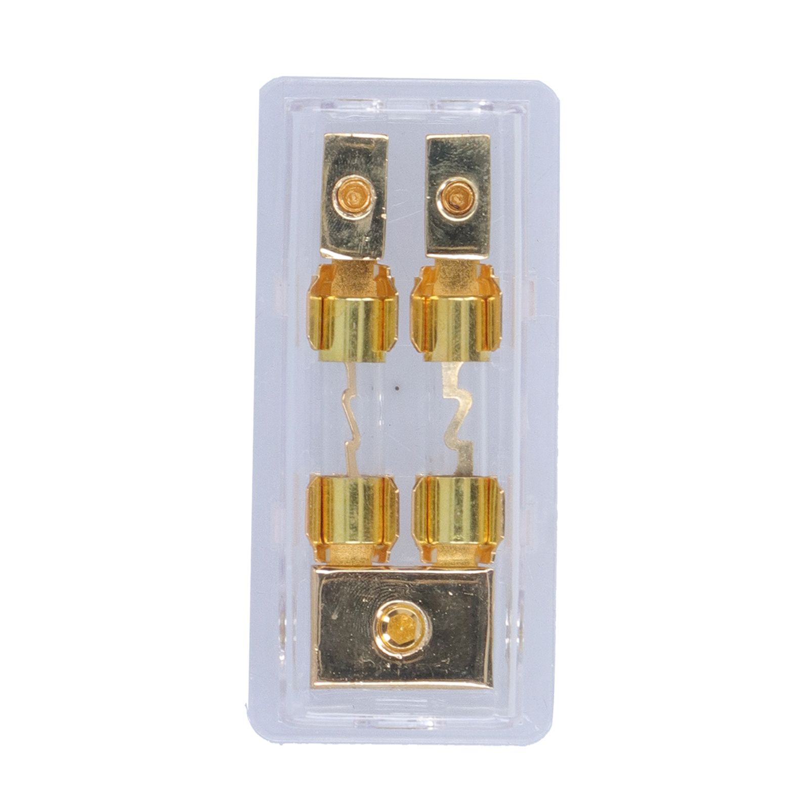 1x0GA In/2x4GA Out Power Distribution Block Electrical Protection For Car Stereo