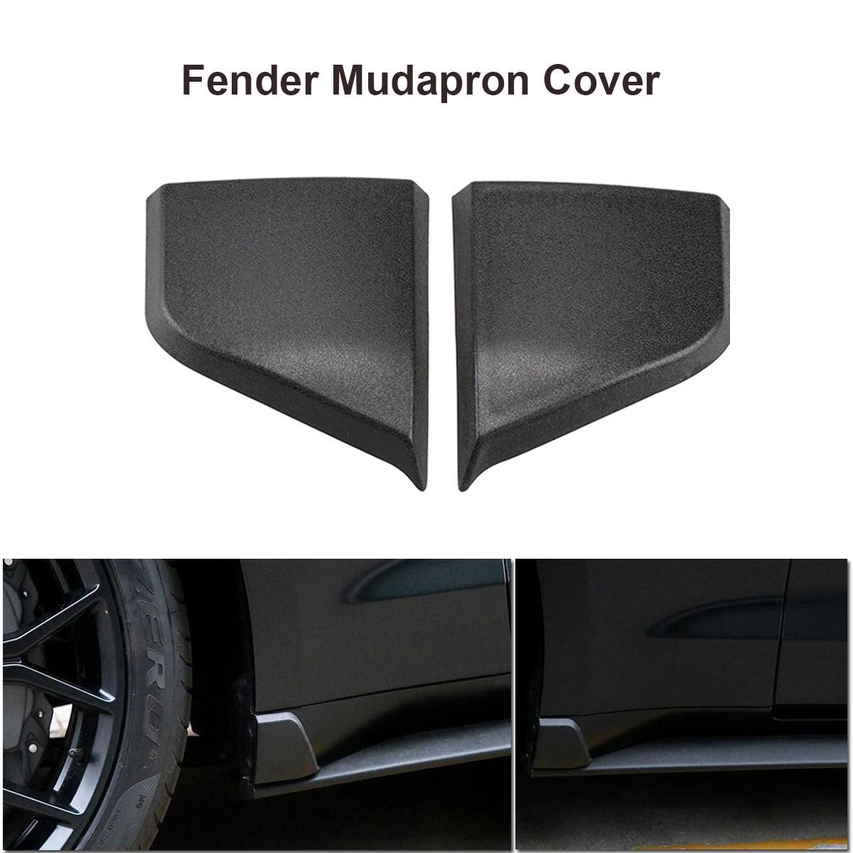 Car Side Door Skirt Fender Mudapron Cover Motors Trim fit For Ford Mustang 2015-2018 -