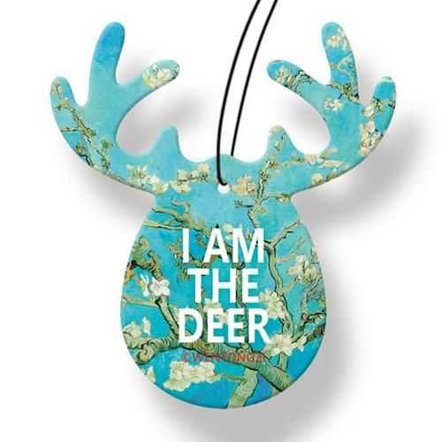 Air Freshener Antlers Perfume Papers Hanging Car Interior Pendant Decor