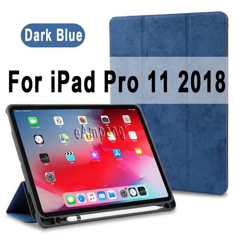 For Apple iPad Pro 11 Case Cover with Pencil Holder A1979 A1980 A2013 A1934 Magnet Leather Smart Coque Funda + Screen Protector