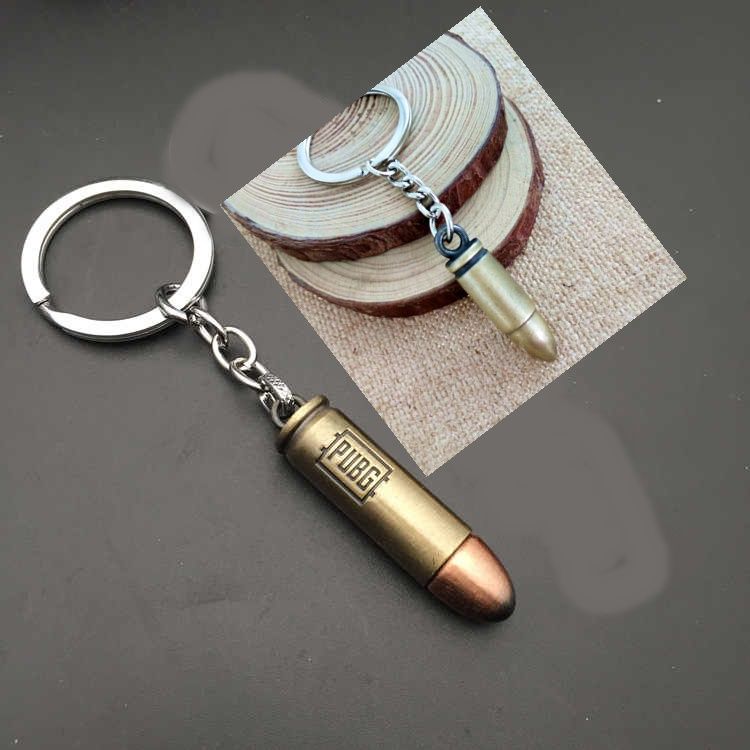 Bullet keychain Popular Games for PUBG key chain key ring-bronze