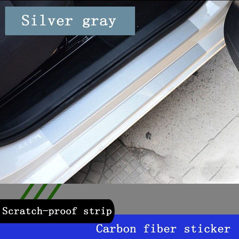 CNparts Universal Car Threshold Scratchproof Strip Stickers For Peugeot 2017 2008 Lada granta vesta Ford focus 2 MK2 Accessories