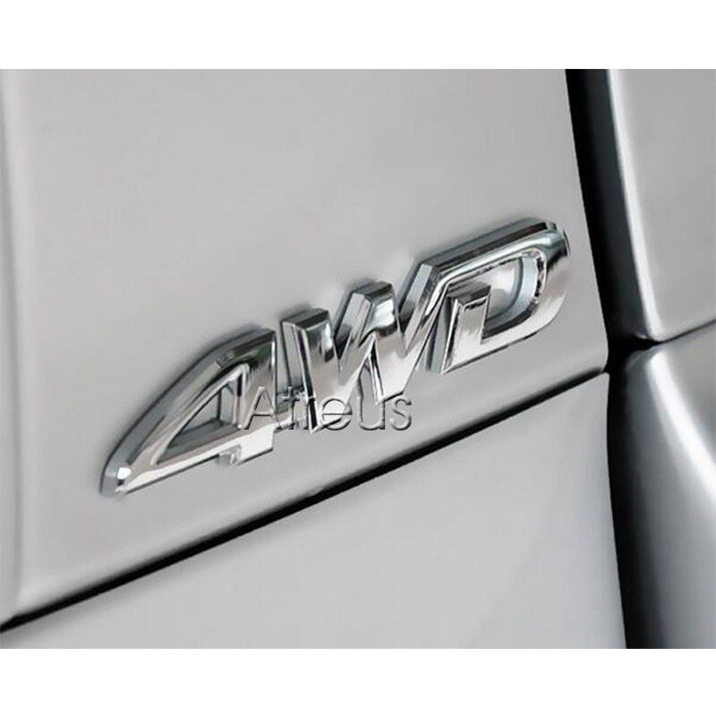 3D 4WD 4x4 Metal Sticker Car-Styling For Lexus Toyota Corolla Rav4 Auris Prius Ssangyong Kyron Rexton Korando Actyon Accessories