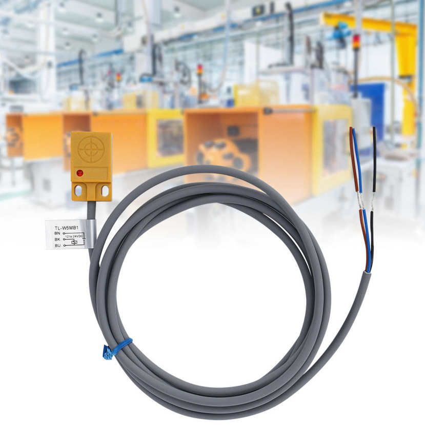 5mm Proximity Sensor Switch BERM Inductive Type ABS DC12-24V 3-Wires PNP NO