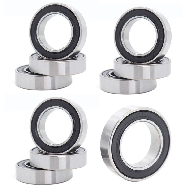 10Pcs 17287-2RS 17287RS Ball Bearing 17X28X7mm Bike Wheels Bottom Bracket Repair Bearing