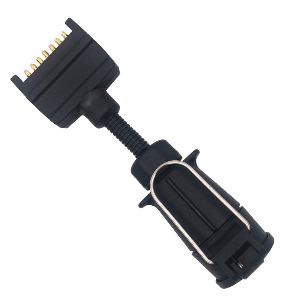 7-Way RV Connector Tester 7-Way Car Truck Trailer Connection Tester QX1921 Black