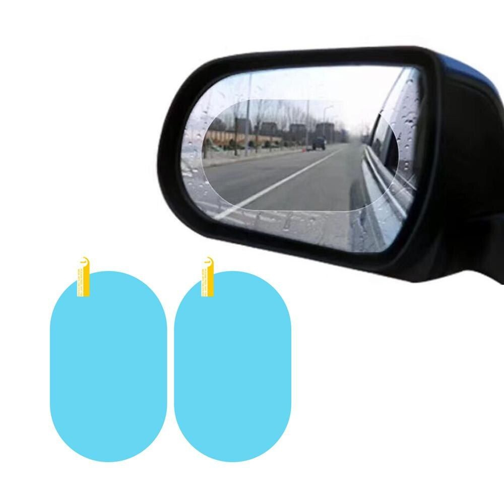 2Pcs Car Side Window Protective Film Anti Fog Waterproof Anti Glare Membrane Car Sticker Auto Accessories