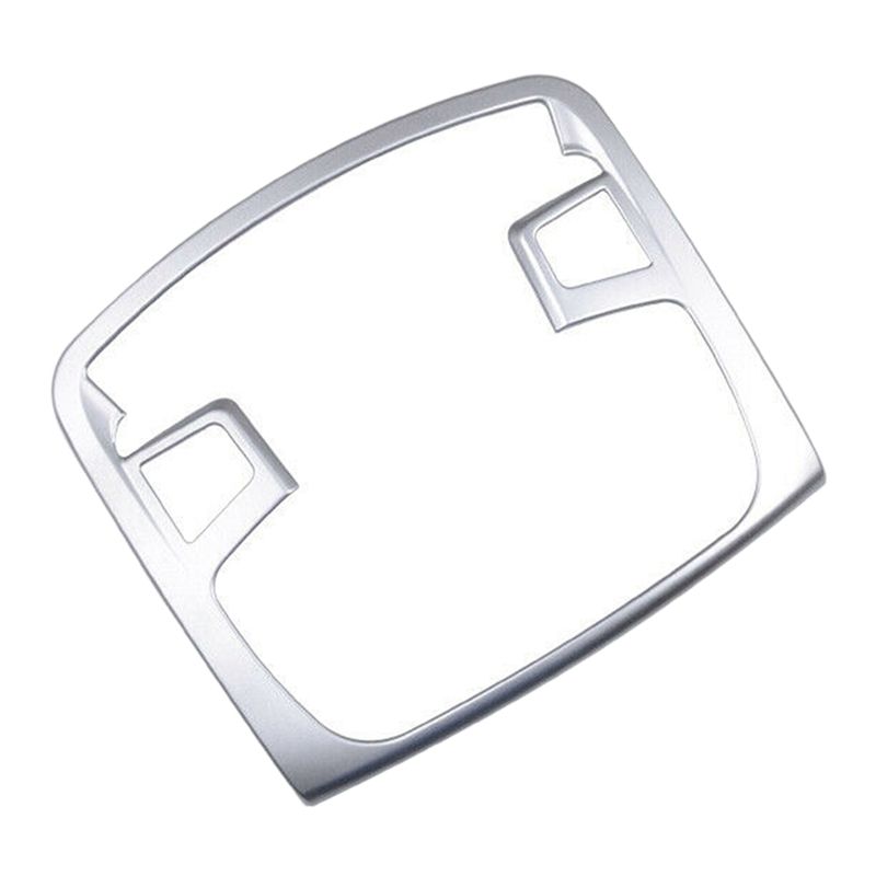 Car Roof Front Reading Lamp Frame Cover Trim ABS Silver for Ford Ranger 2015-2020